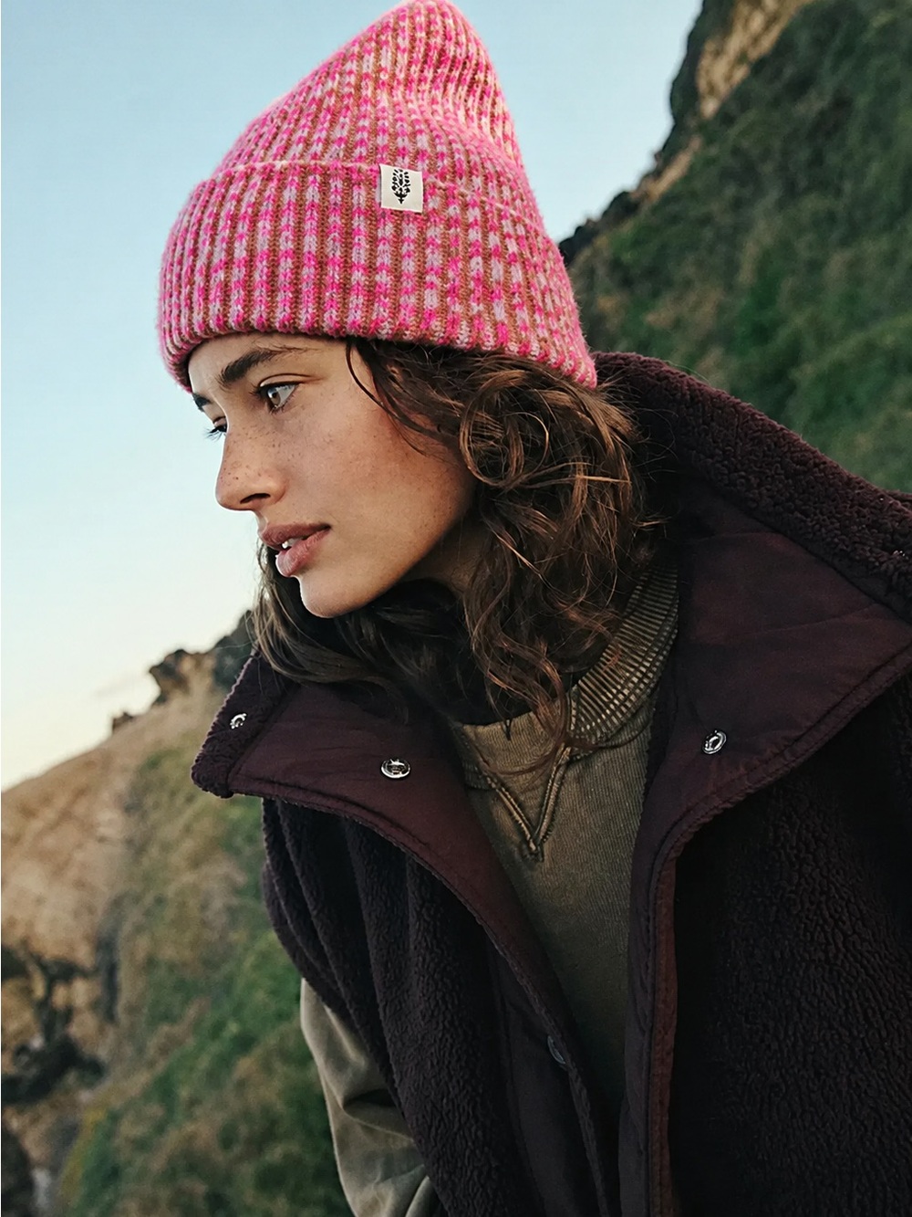 FP Movement Spacedye Ribbed Cool Down Beanie